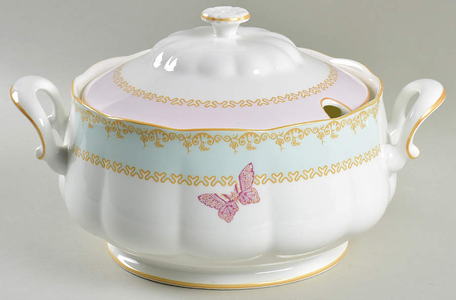 Zandra Rhodes Tureen &  Lid by Royal Albert-1