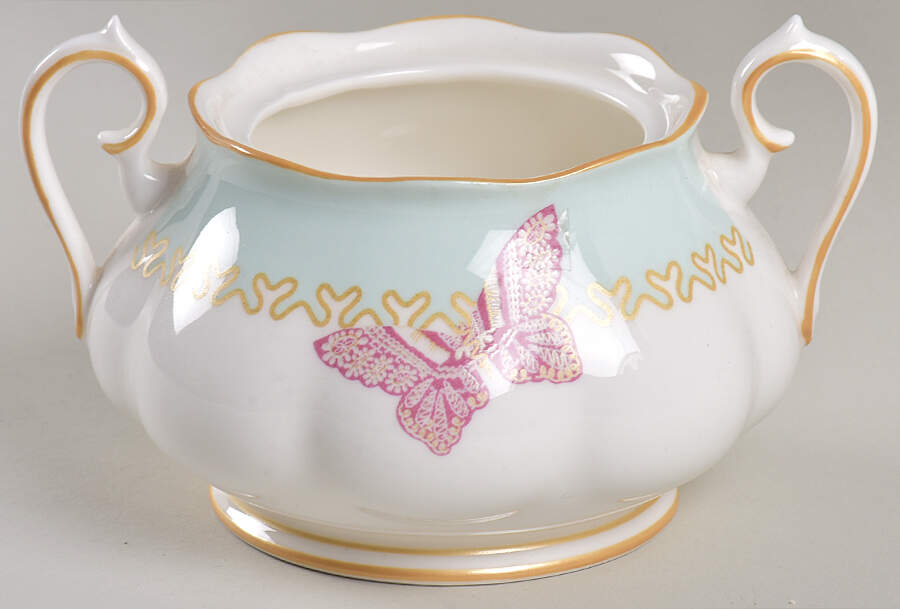 Zandra Rhodes Sugar Bowl No Lid by Royal Albert-1