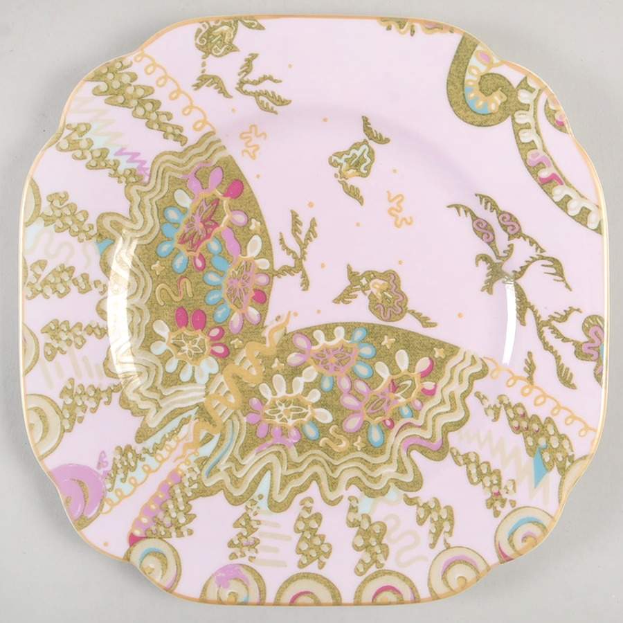 Zandra Rhodes Square Dessert Plate by Royal Albert-1