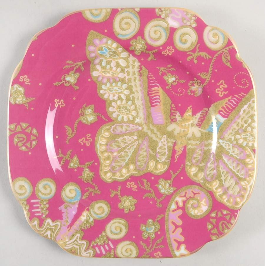 Zandra Rhodes Square Dessert Plate by Royal Albert-1