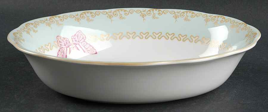 Zandra Rhodes 9" Oval Vegetable Bowl by Royal Albert-1