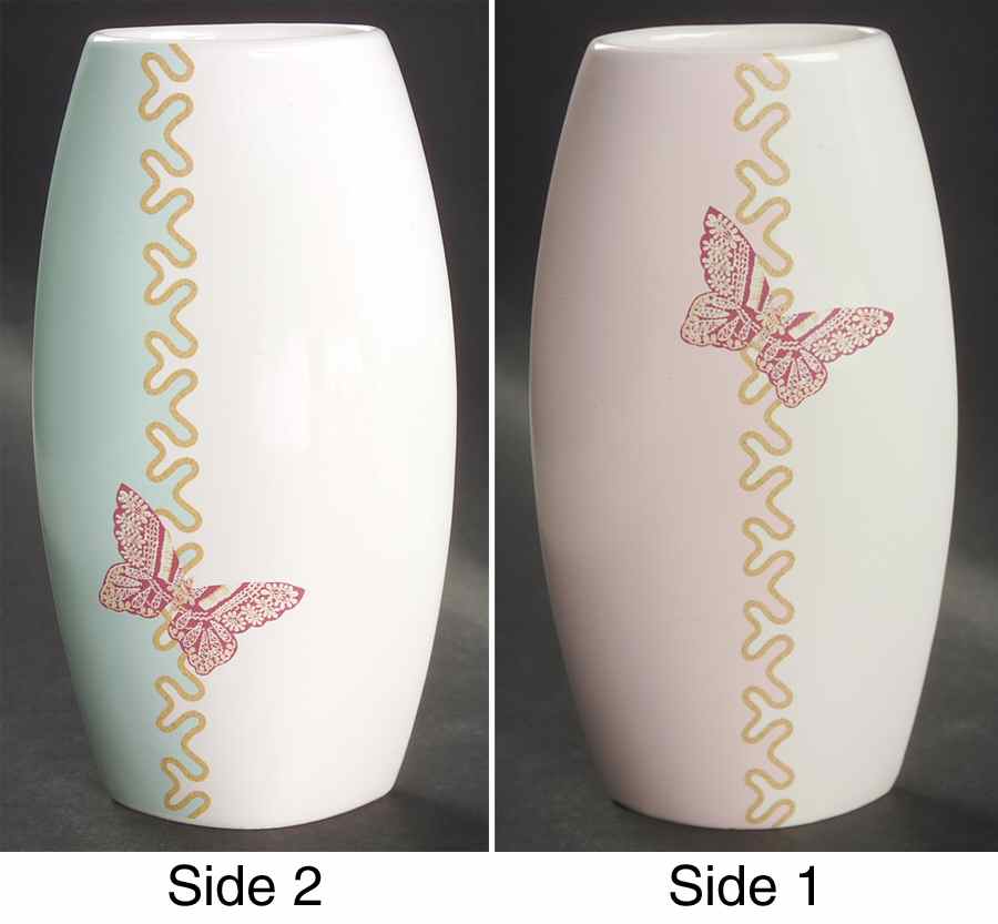 Zandra Rhodes 8" Oval Vase by Royal Albert-1