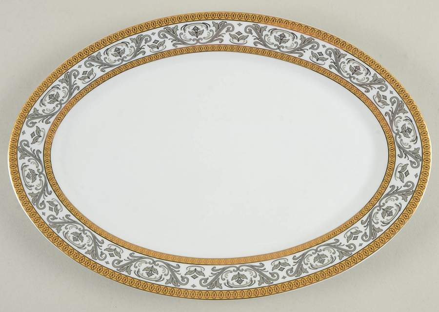 RZS2 14" Oval Serving Platter by Royal Scotland-1