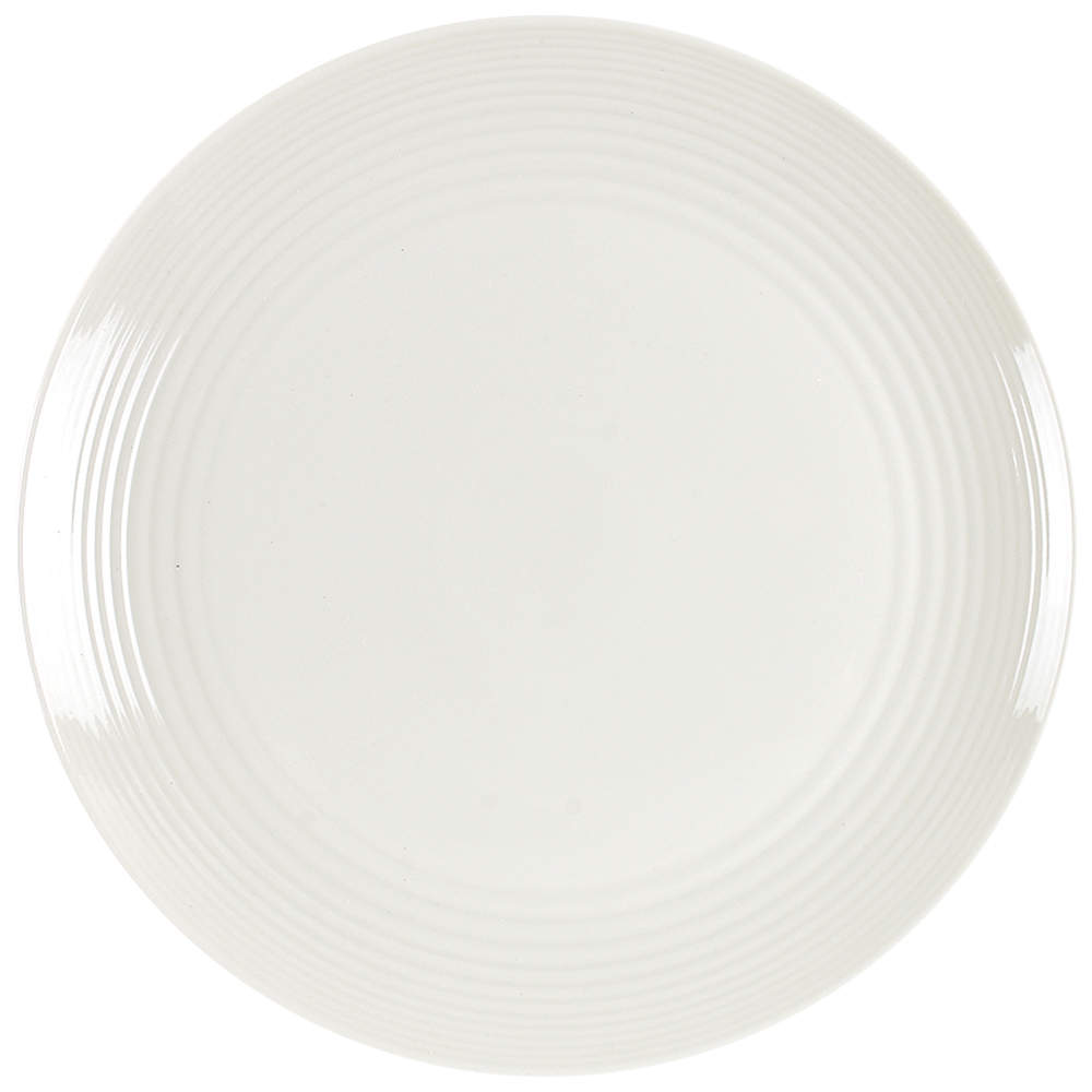 Maze White (Porcelain) 13" Round Platter by Royal Doulton-1