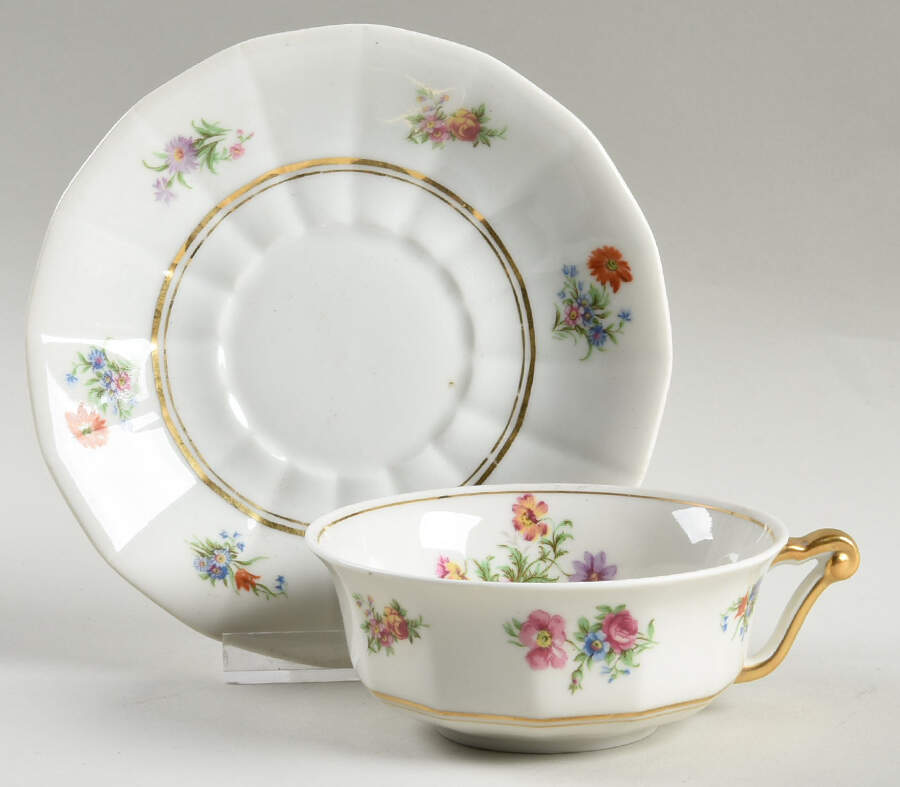 RYD70 Flat Cup & Saucer Set by Raynaud-1