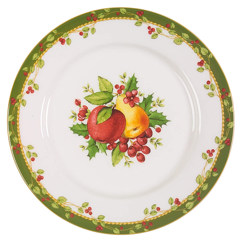 Winter's Garland Salad Plate by Reed & Barton-1