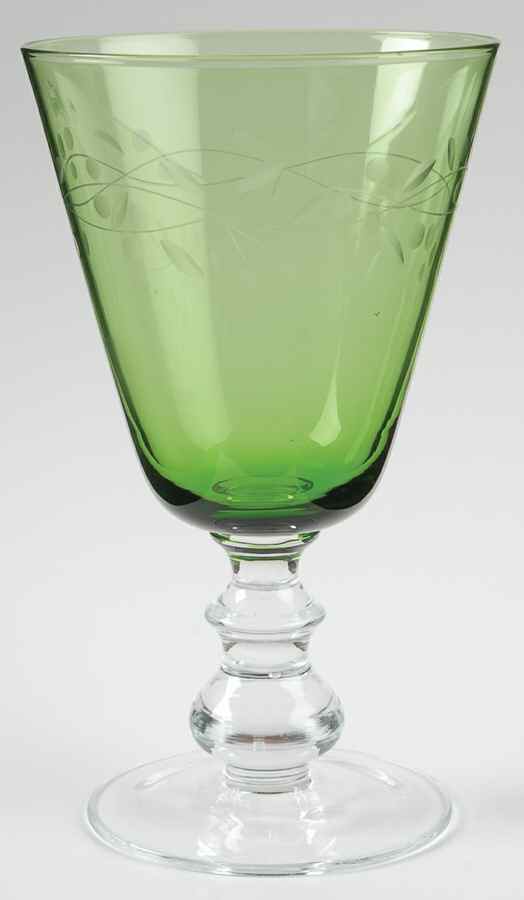 Winter's Garland Glassware Goblet by Reed & Barton-1