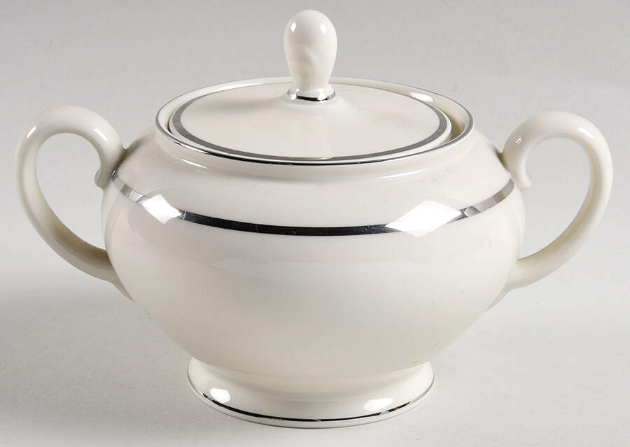 3471 (Cream Background) Sugar Bowl & Lid by Rosenthal - Continental-1