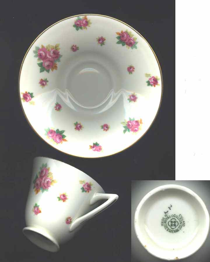 RD275 Footed Demitasse Cup & Saucer Set by Royal Doulton-1