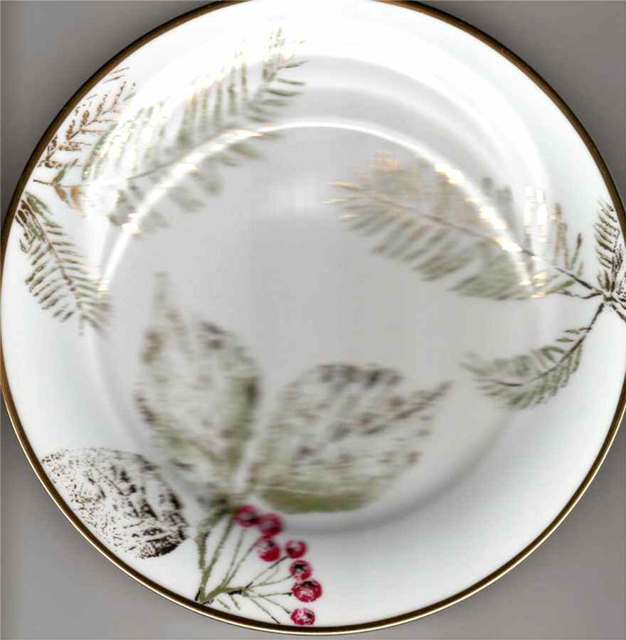 Gold Buffet (Gold Leaves) Salad Plate by Royal Gallery-1
