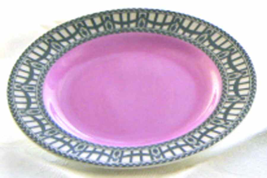 C907-Pink Salad Plate by Royal Worcester-1