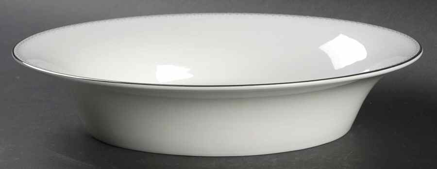 Dentelle 10" Oval Vegetable Bowl by Royal Doulton-1