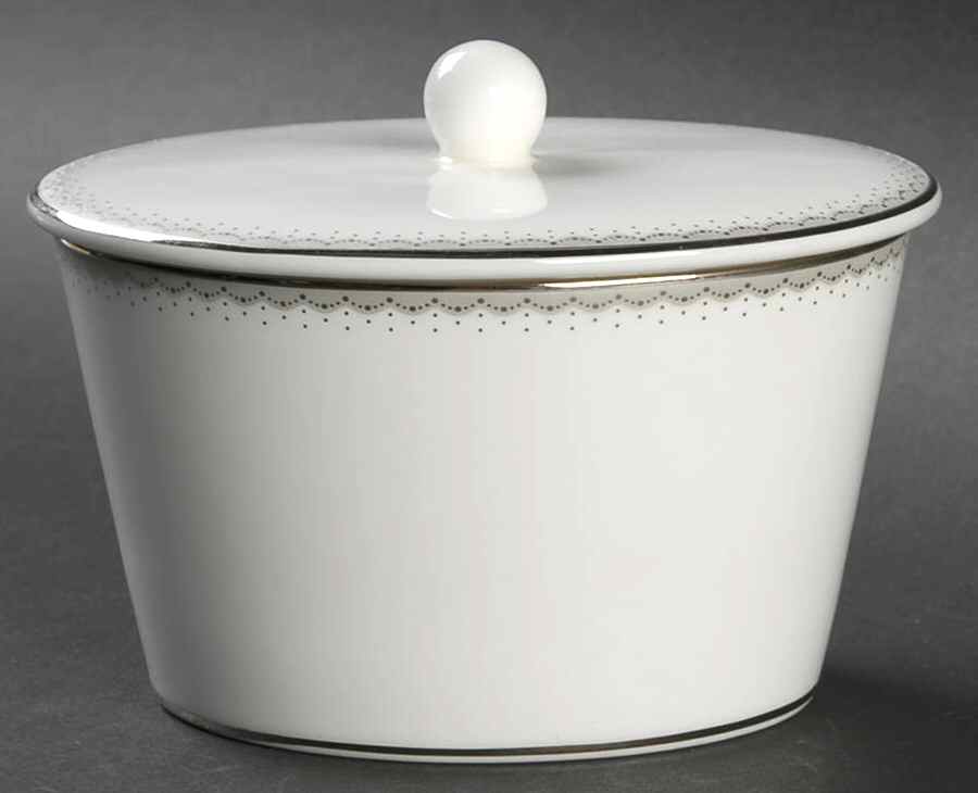 Dentelle Sugar Bowl & Lid by Royal Doulton-1