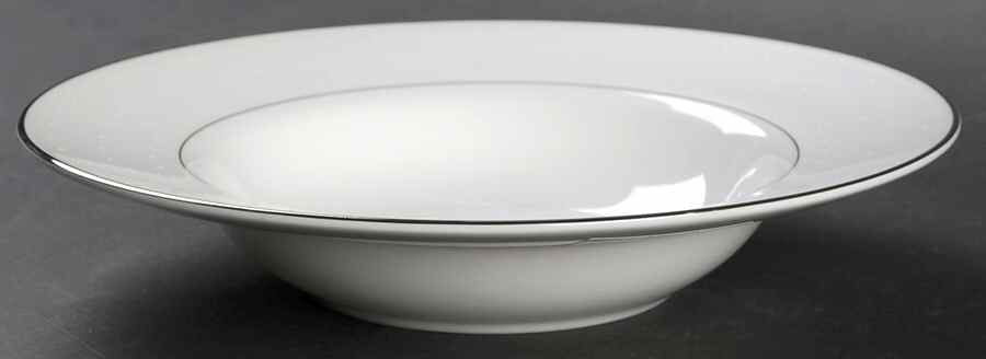 Etoile Platinum Rim Soup Bowl by Royal Doulton-1