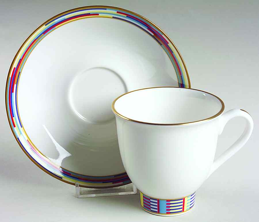 Metropolitan Footed Cup & Saucer Set by Royal Worcester-1
