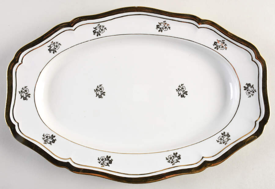R1863 14" Oval Serving Platter by Rosenthal - Continental-1