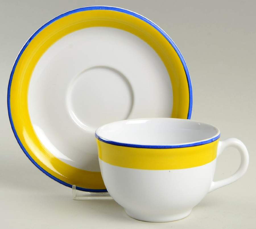 RV2 Flat Cup & Saucer Set by Revol-1