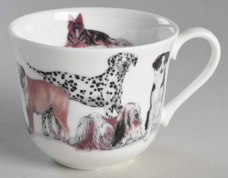 Dogs Galore Breakfast Cup by Roy Kirkham-1
