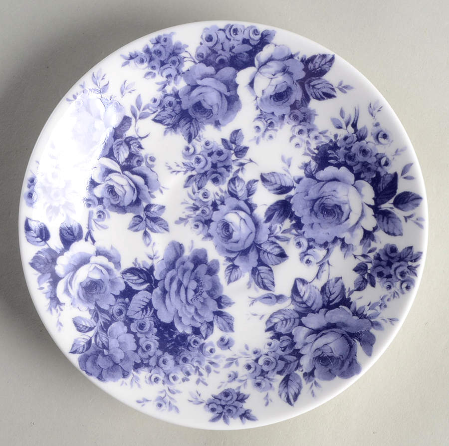English Chintz Saucer for Breakfast Cup by Roy Kirkham-1