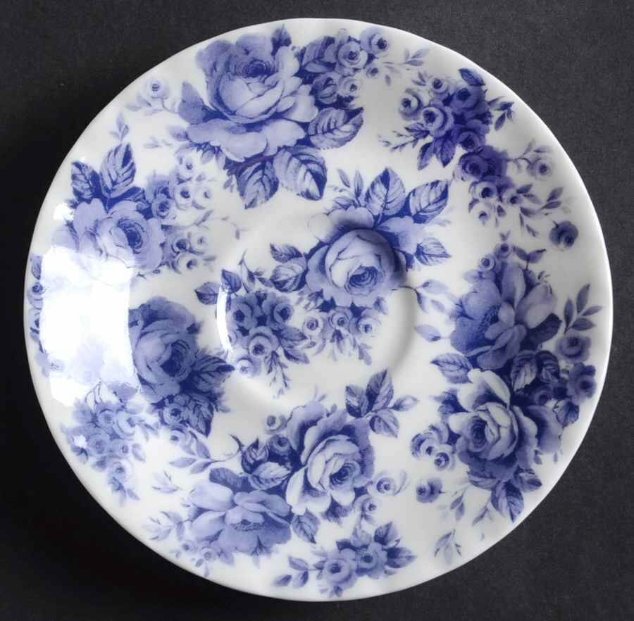 English Chintz Saucer by Roy Kirkham-1