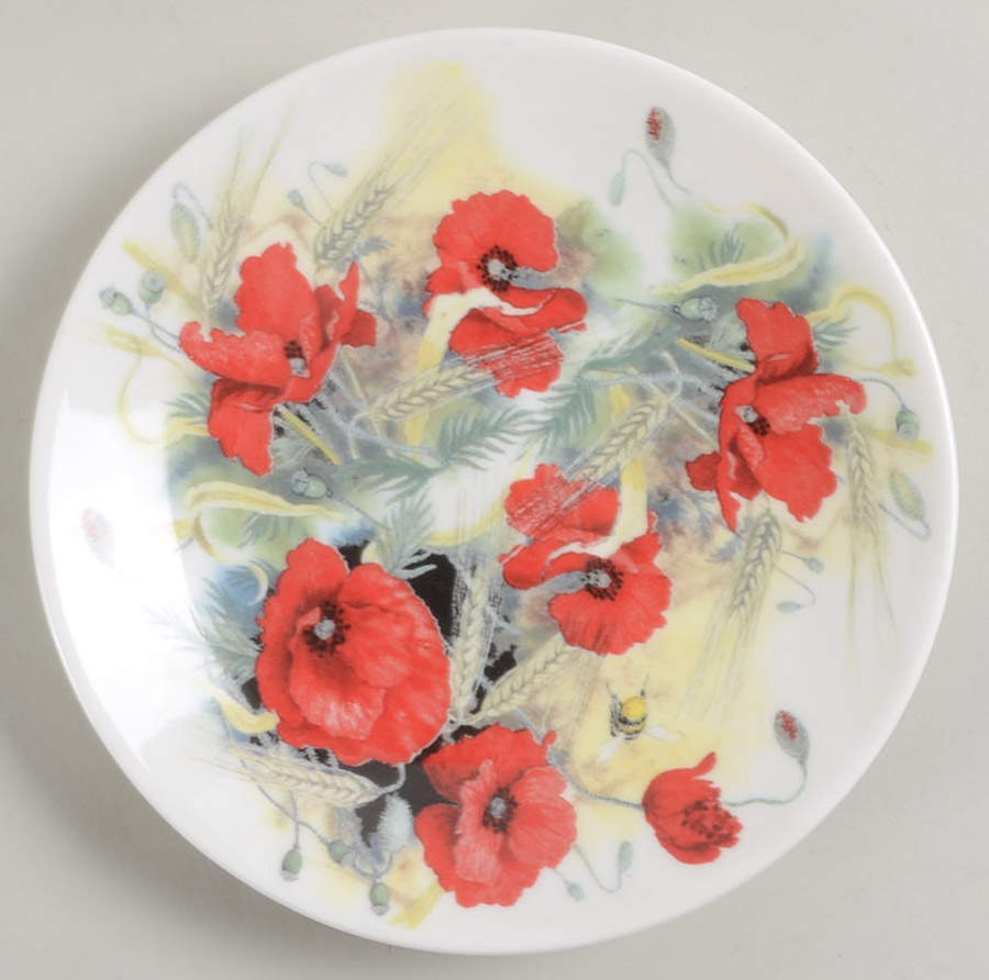Poppy's Saucer for Breakfast Cup by Roy Kirkham-1