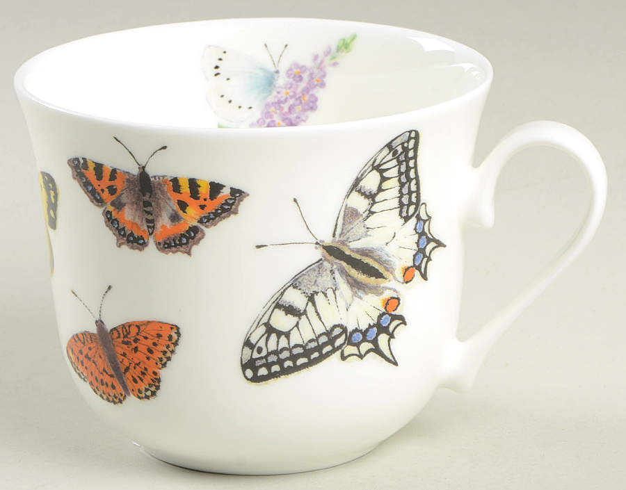 Butterfly Garden Breakfast Cup by Roy Kirkham-1
