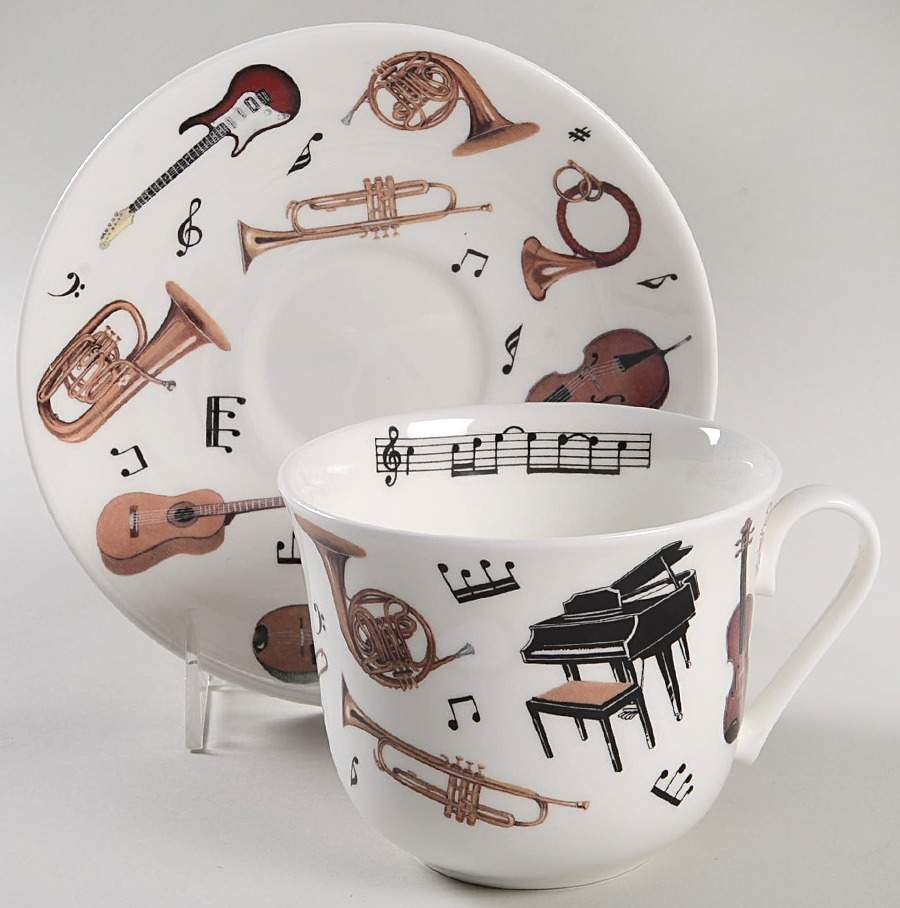 Concert Breakfast Cup & Saucer Set by Roy Kirkham-1