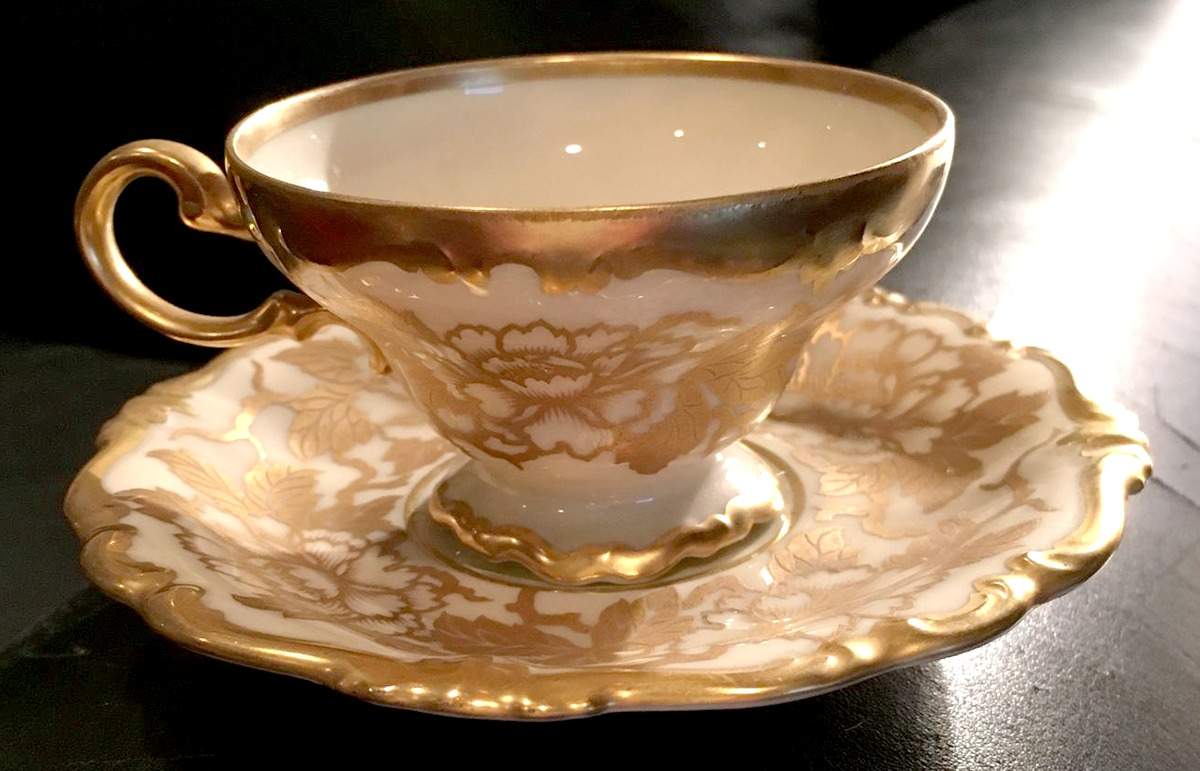 R1872 Footed Cup & Saucer Set by Rosenthal - Continental-1