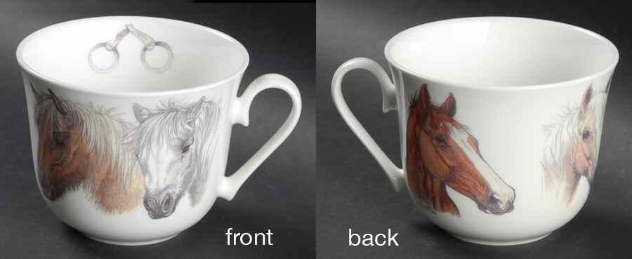 Horses Head Breakfast Cup by Roy Kirkham-1