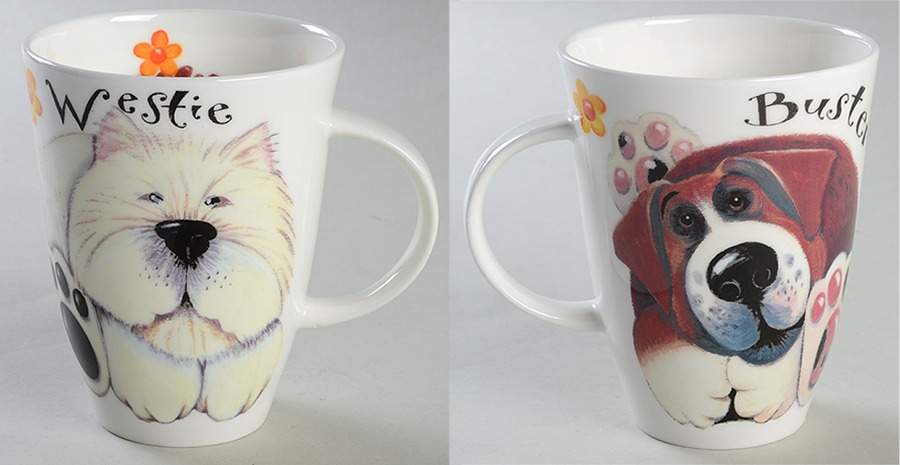 Paws Dogs Mug by Roy Kirkham-1