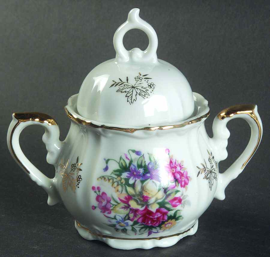 11-147 Mini Sugar Bowl & Lid by Royal Crown (Japan)-1
