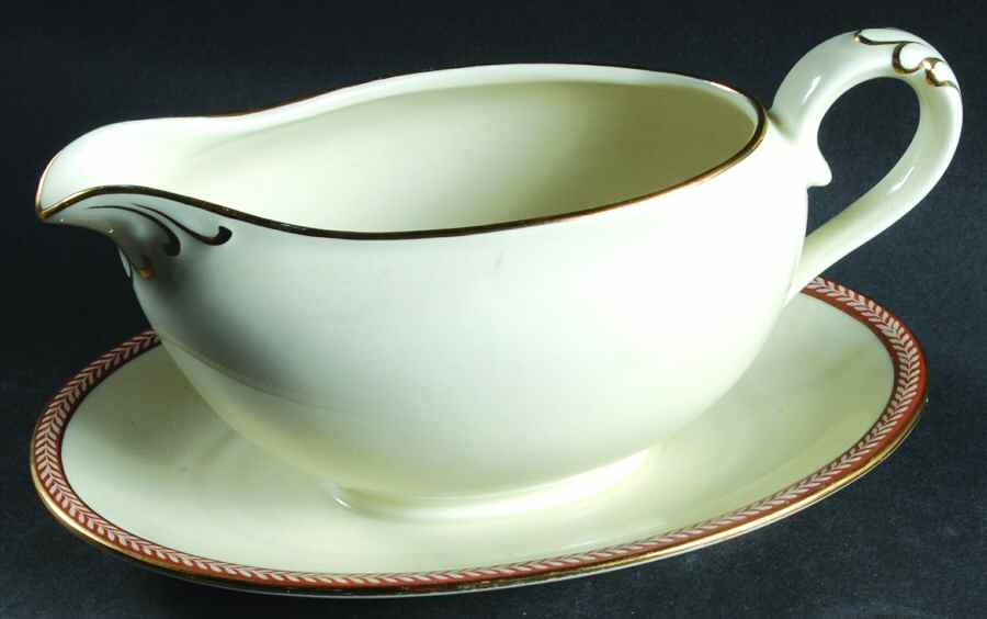 Impero Gravy Boat with Attached Underplate by Rorstrand-1