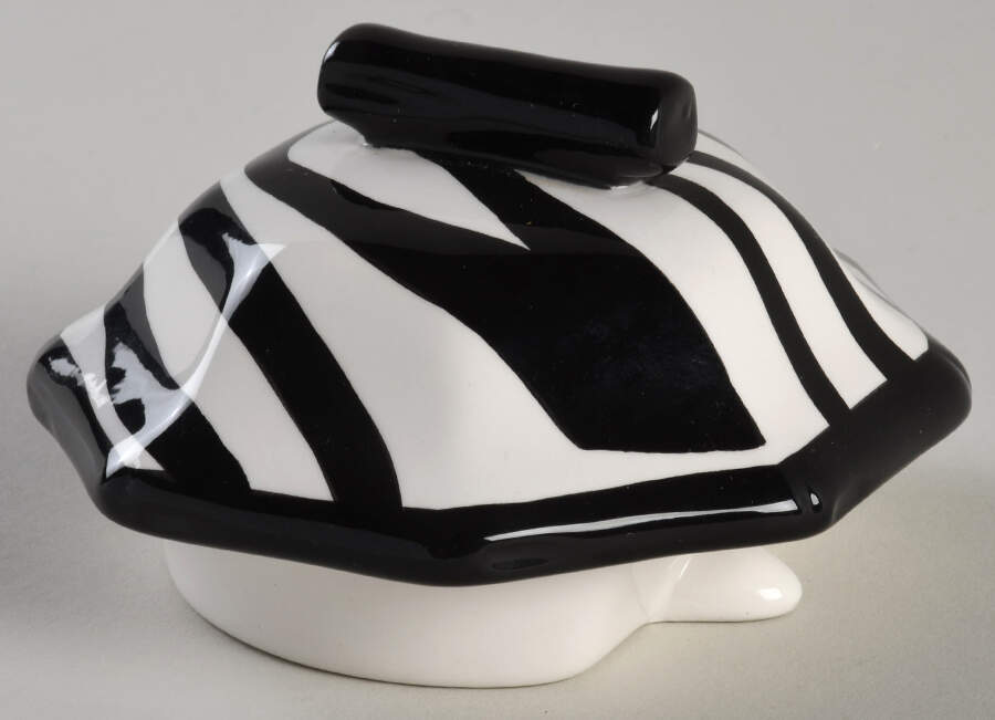 Zebra Lid for Teapot by Roscher & Co-1