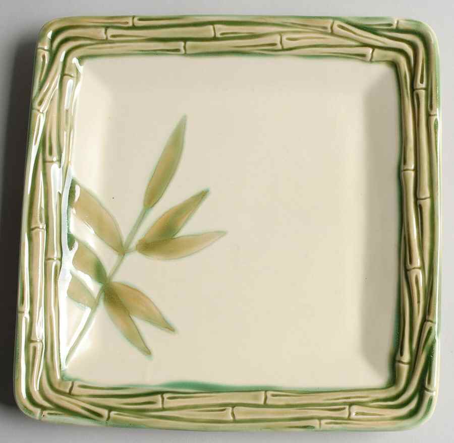 Bamboo Bay Square Salad Plate by Roscher & Co-1