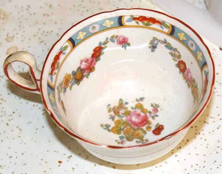Rose Garland Footed Cup by Royal Stafford-1