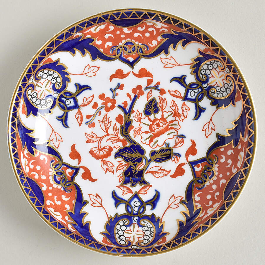 Kings (Older Backstamp) Saucer by Royal Crown Derby-1