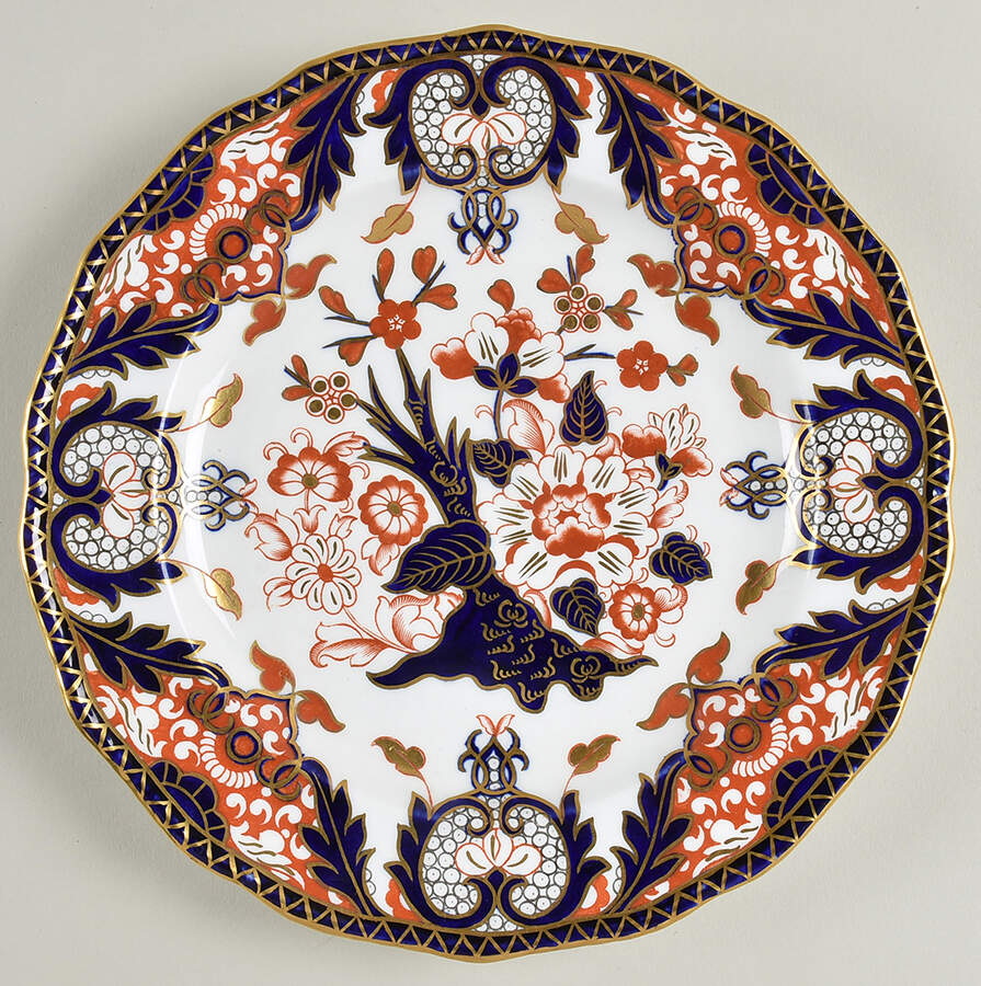Kings (Older Backstamp) Luncheon Plate by Royal Crown Derby-1