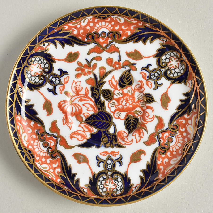Kings (Older Backstamp) Saucer for Flat Demitasse Cup by Royal Crown Derby-1