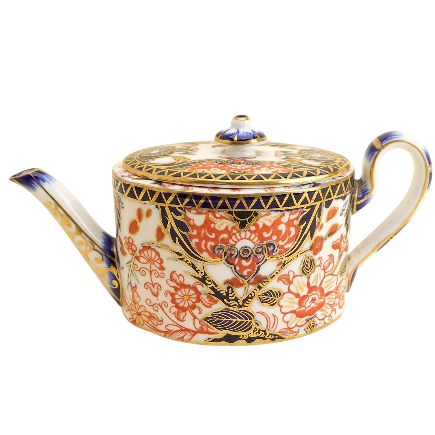 Kings (Older Backstamp) Teapot & Lid by Royal Crown Derby-1