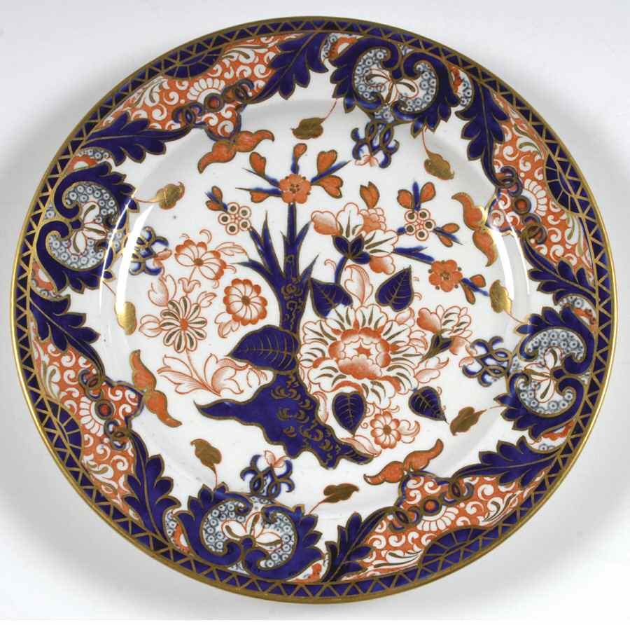 Kings (Older Backstamp) Dinner Plate by Royal Crown Derby-1