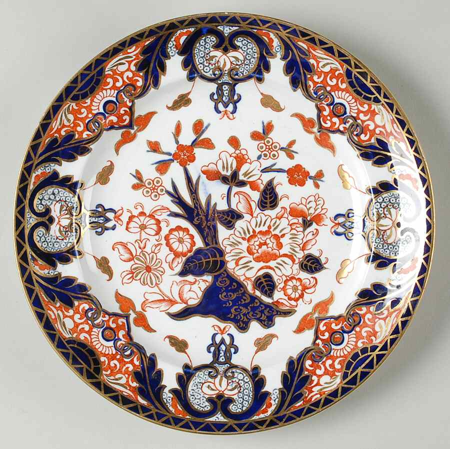Kings (Older Backstamp) Luncheon Plate by Royal Crown Derby-1