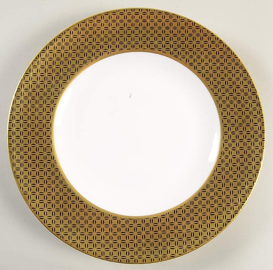 Kaleidoscope Black Dinner Plate by Royal Crown Derby-1