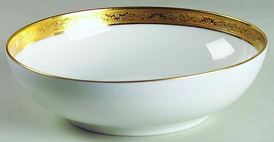 Ambassador Gold (White, No Verge) Coupe Cereal Bowl by Raynaud-1