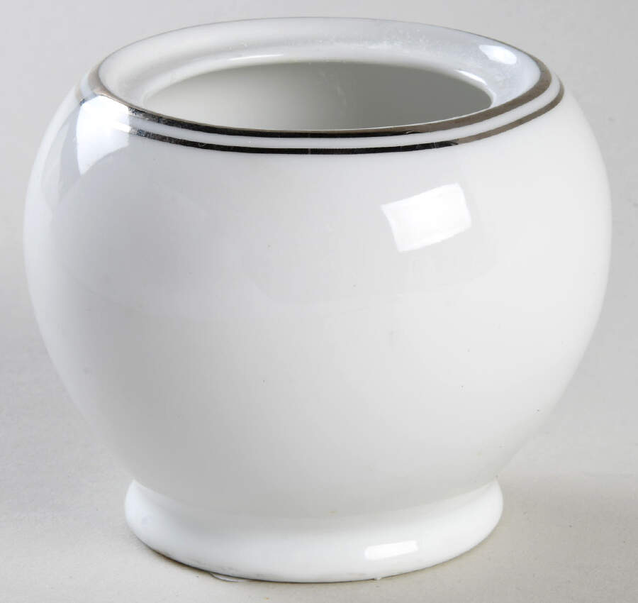 Platinum Charm Sugar Bowl No Lid by Royal Doulton-1