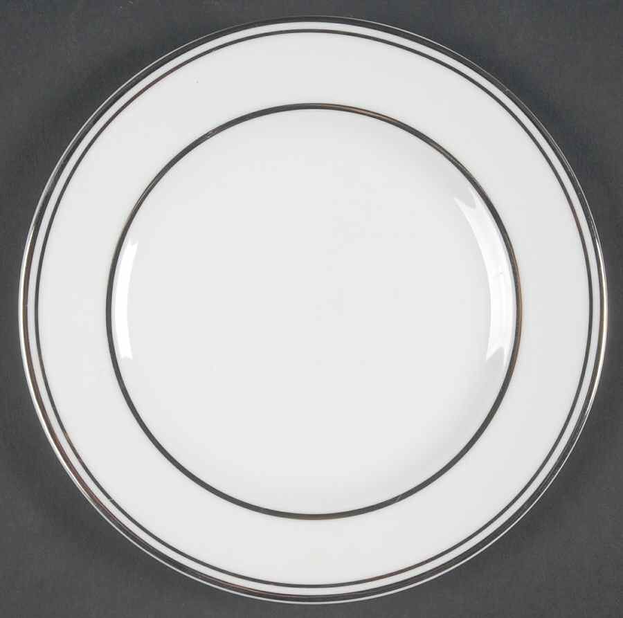 Platinum Charm Bread & Butter Plate by Royal Doulton-1