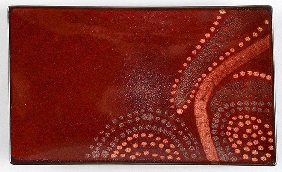 Vanilla Organic Brown 9" Rectangular Serving Platter by Red Vanilla-1