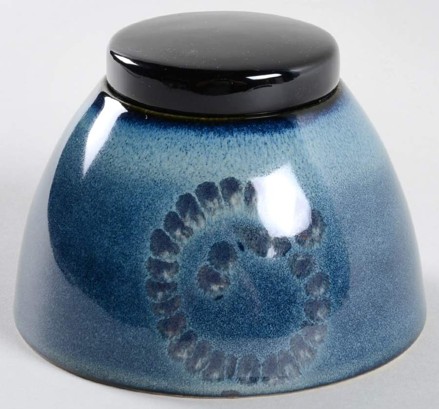 Vanilla Organic Blue Sugar Bowl & Lid by Red Vanilla-1