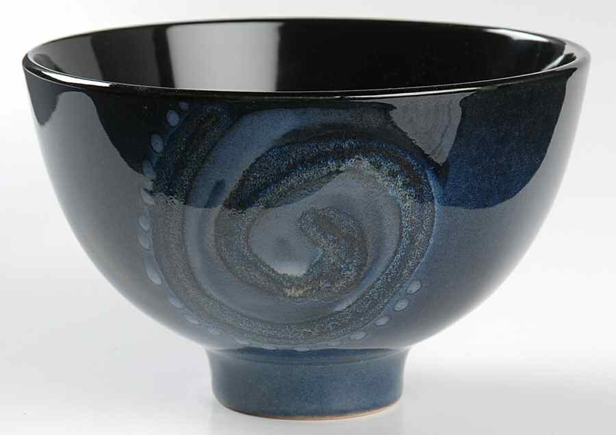 Vanilla Organic Blue Soup/Cereal Bowl by Red Vanilla-1