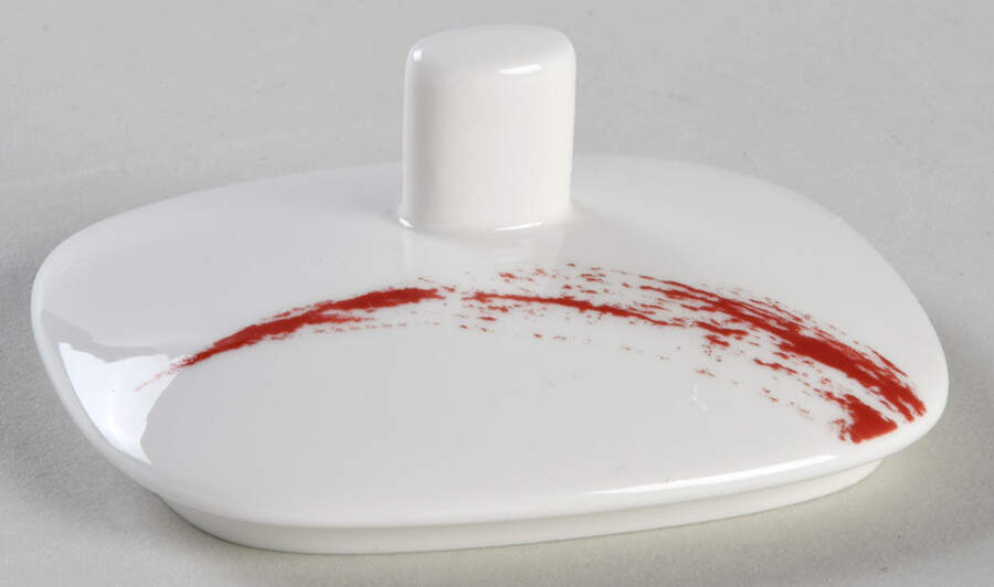 Paint It Red Lid for Sugar Bowl by Red Vanilla-1