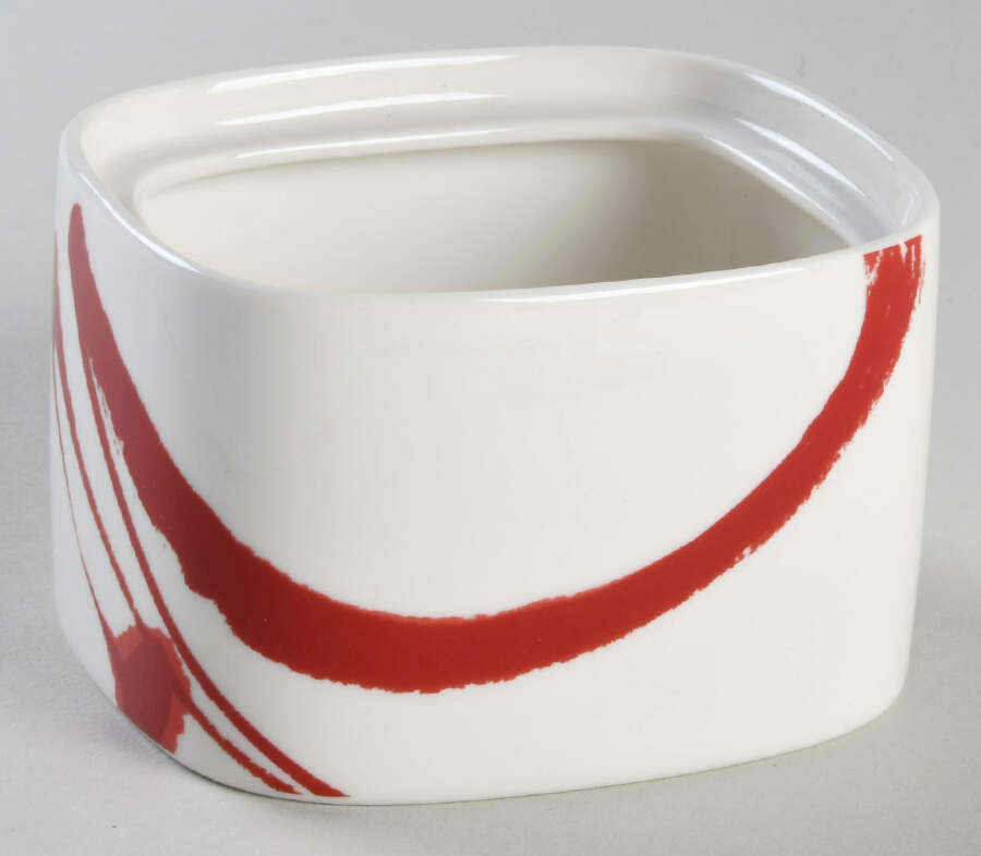 Paint It Red Sugar Bowl No Lid by Red Vanilla-1